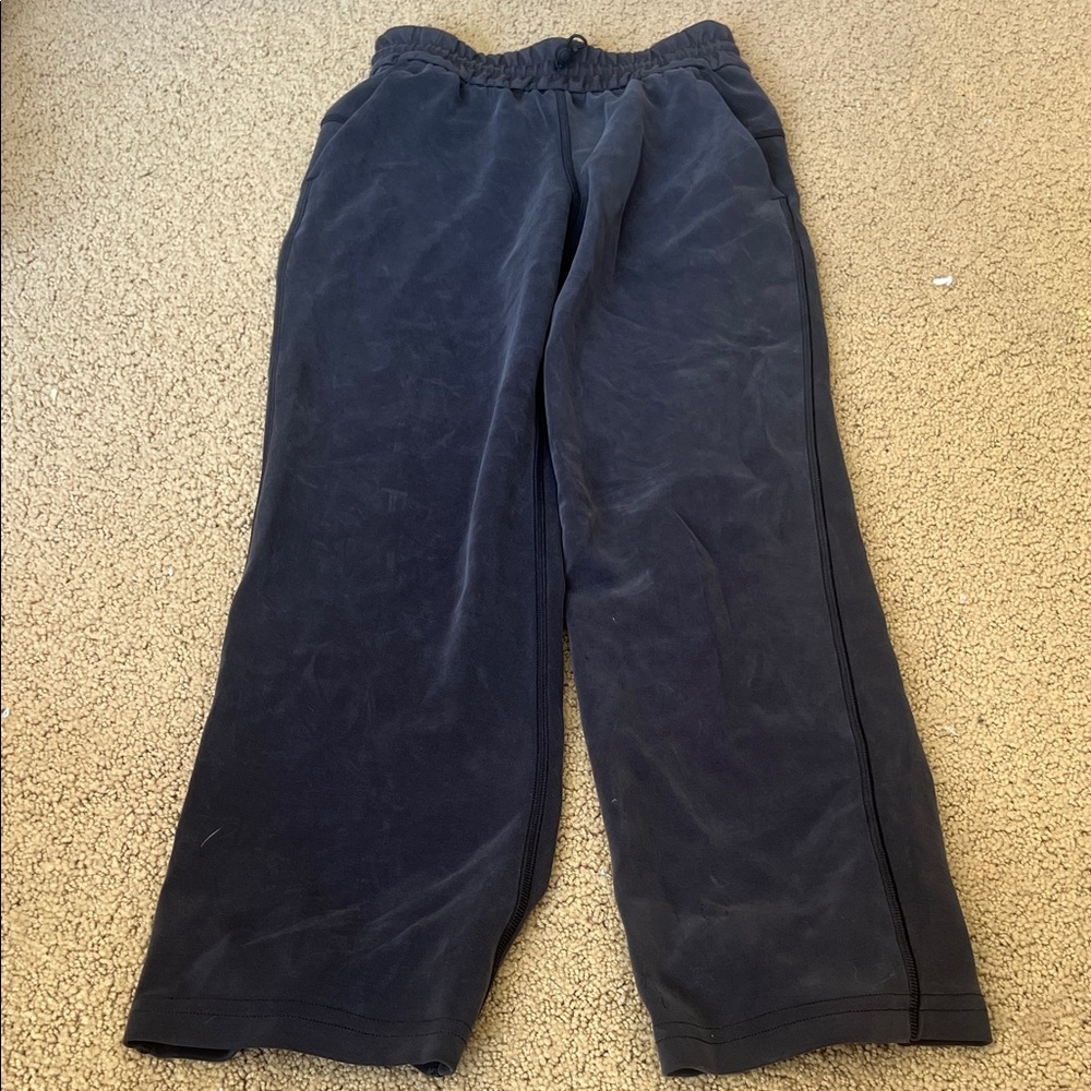 lululemon athletica Navy Wide-Leg Track Pants